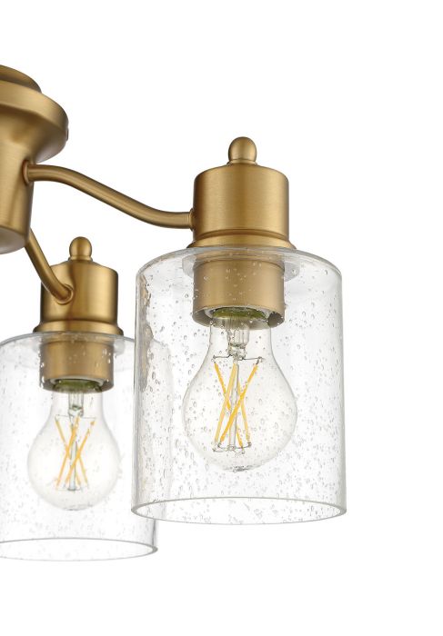 ##Antique Hardware## 4 Light Universal Light Kit in Satin Brass