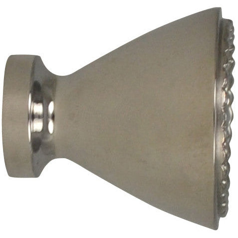 1 1/4 Inch Solid Brass Beaded Star Round Cabinet & Furniture Knob