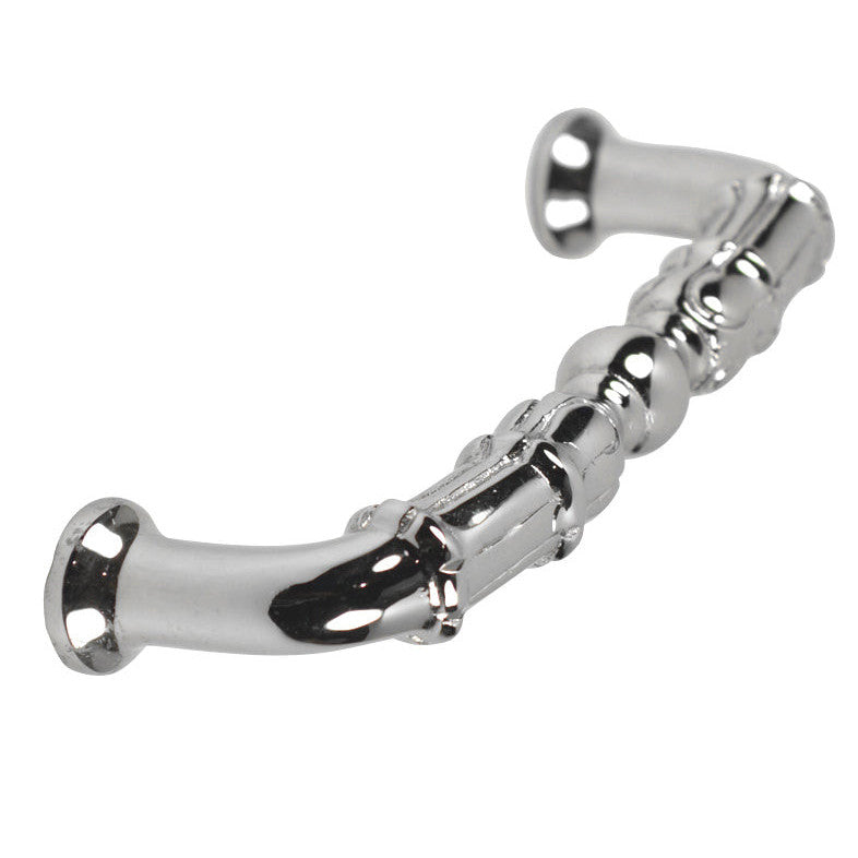 5 Inch Overall (4 1/3 Inch c-c)  Solid Brass Victorian Style Pull