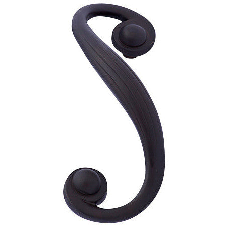 Copper Mountain Hardware 7 1/2 Inch Solid Brass Swirl Pull (Oil Rubbed Bronze Finish)