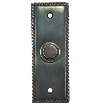 3 1/3 Inch Solid Brass Doorbell Button (Oil Rubbed Bronze Finish) DELTANA