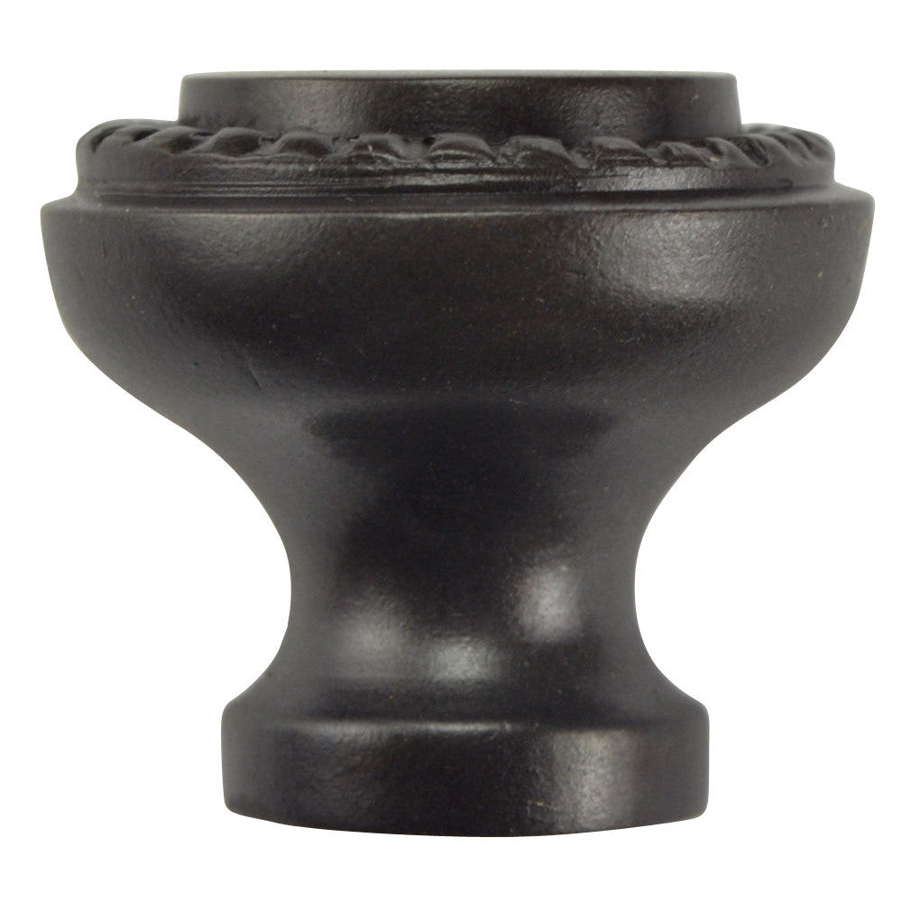 COPPER MOUNTAIN HARDWARE 1 Inch Solid Brass Round Knob (Oil Rubbed Bronze Finish)