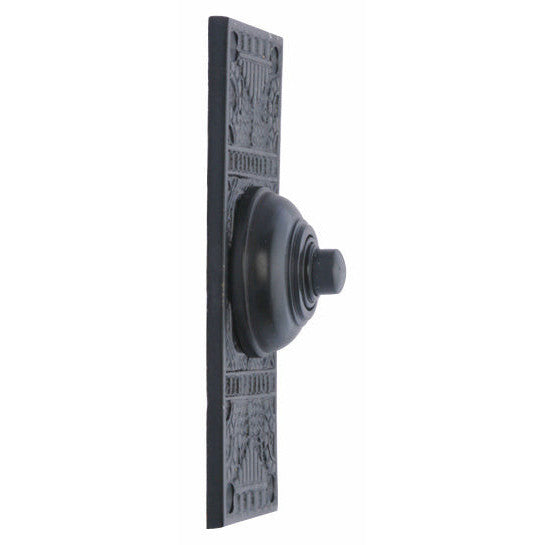 COPPER MOUNTAIN HARDWARE Solid Brass Eastlake Style Door Bell (Oil Rubbed Bronze Finish)