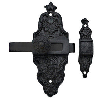 COPPER MOUNTAIN HARDWARE 4 5/8 Inch Tall French Door or Cabinet Slide Bolt Latch (Oil Rubbed Bronze)