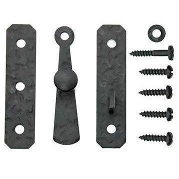 ACORN MANUFACTURING Cast Iron Cabinet Latch: Rough Iron Square Latch