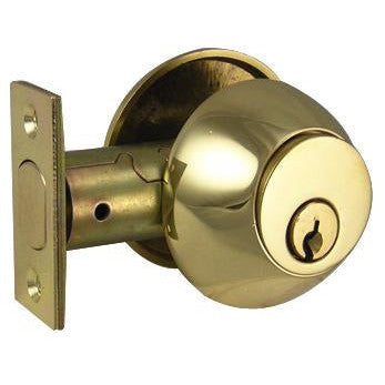 Solid Brass Keyed Entry Deadbolt (Several Finishes Available) EMTEK