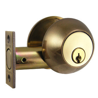 Solid Brass Keyed Entry Deadbolt (Several Finishes Available) EMTEK