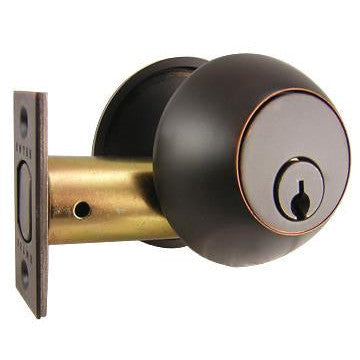 EMTEK Solid Brass Keyed Entry Deadbolt (Several Finishes Available)