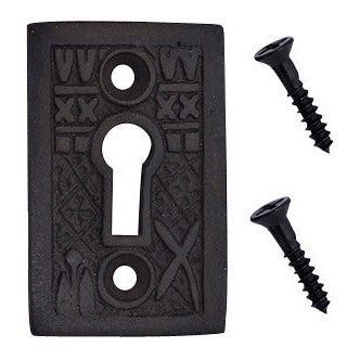 Copper Mountain Hardware Solid Brass Tiny Key Hole Cover (Oil Rubbed Bronze Finish)