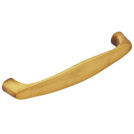 COPPER MOUNTAIN HARDWARE 4 Inch Overall (3 3/4 Inch c-c) Traditional Solid Brass Pull (Antique Brass Finish)