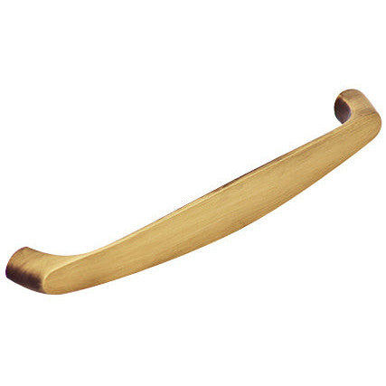 5 1/2 Inch Overall (5 Inch c-c) Traditional Solid Brass Pull (Antique Brass Finish) COPPER MOUNTAIN HARDWARE