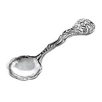 Set 4 - Venus Style Scalloped Sterling Salt Spoon Copper Mountain Hardware