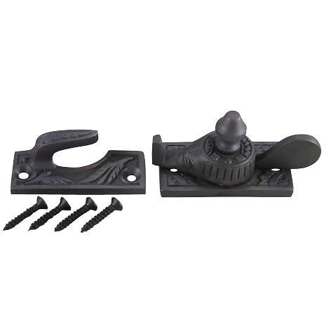 Eastlake Pattern Solid Brass Window Lock