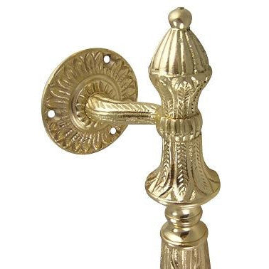 15 1/2 Inch Large Solid Brass Door Pull (Polished Brass Finish) COPPER MOUNTAIN HARDWARE