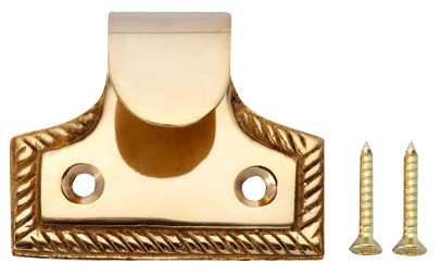 Solid Brass Georgian Roped Sash Lift (Several Finishes Available) COPPER MOUNTAIN HARDWARE
