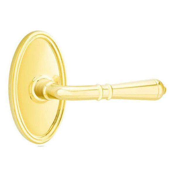 EMTEK Emtek Solid Brass Turino Lever With Oval Rosette (Many Finishes Available)