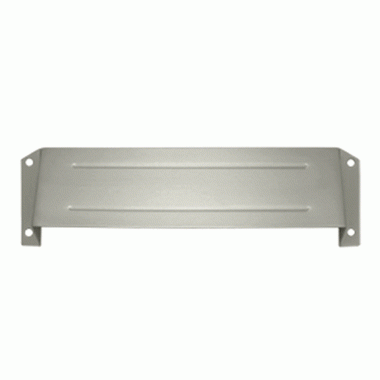 DELTANA Mail Slot & Sleeve Letter Box Hood (Brushed Nickel Finish)