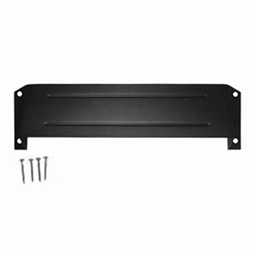 Mail Slot & Sleeve Letter Box Hood (Flat Black Finish) DELTANA