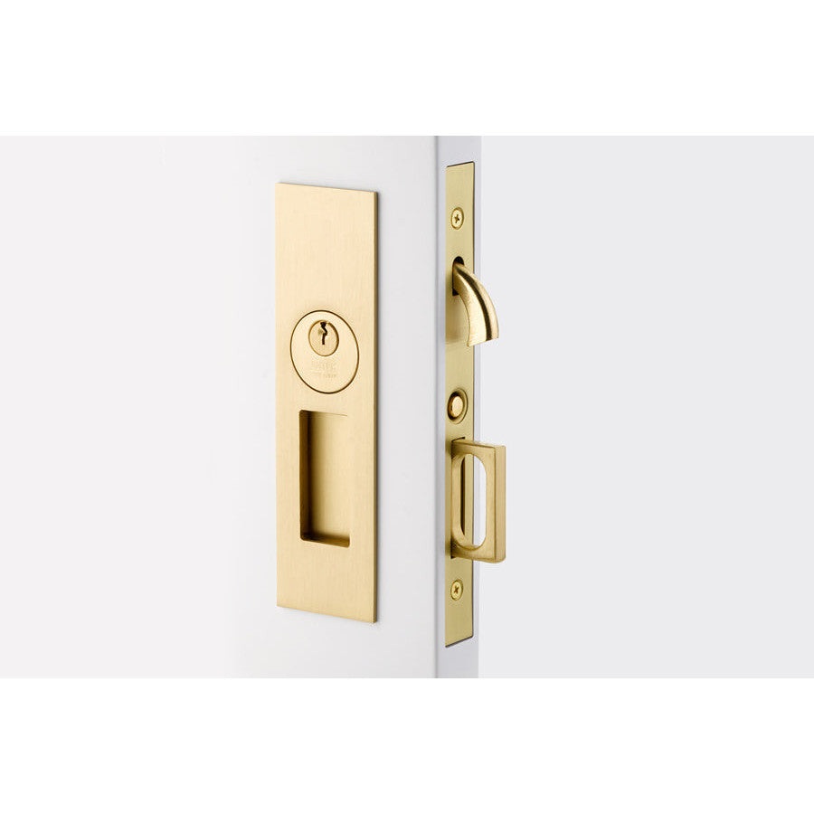 EMTEK Emtek Brass Pocket Door Mortise Modern Rectangular in Several Finishes