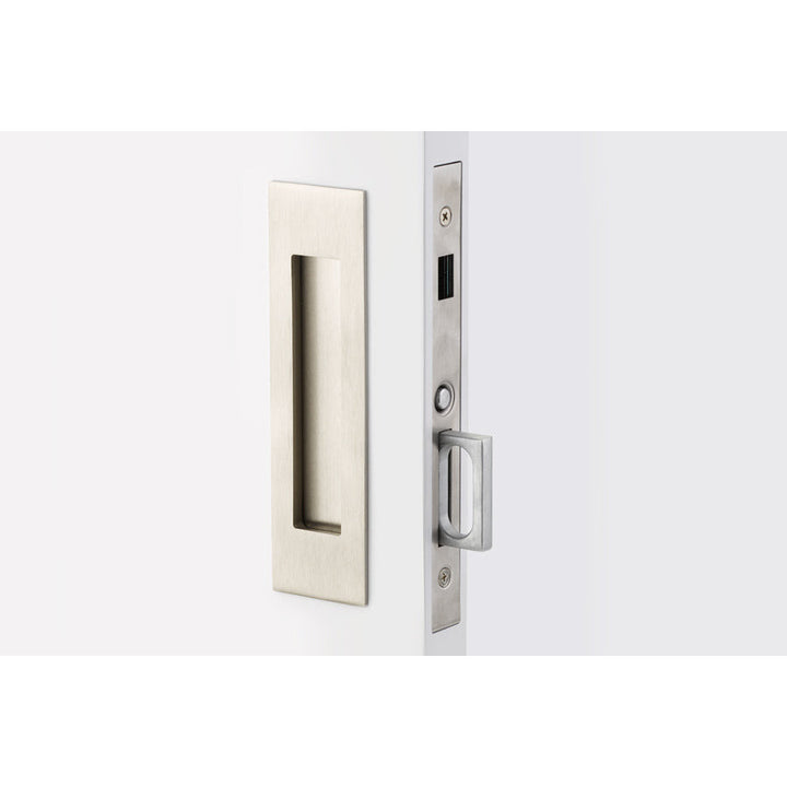 Emtek Narrow Modern Rectangular Brass Mortise Pocket Door (Several Finishes Available) EMTEK