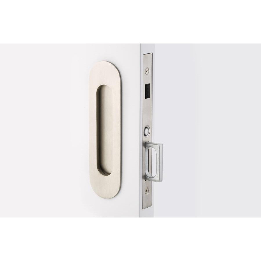 EMTEK Emtek Sandcast Bronze Rustic Modern Rectangular Mortise Pocket Door (Several Finishes Available)