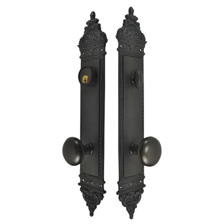 COPPER MOUNTAIN HARDWARE L'Enfant Style Single Door Deadbolt Entryway Set in Several Finishes