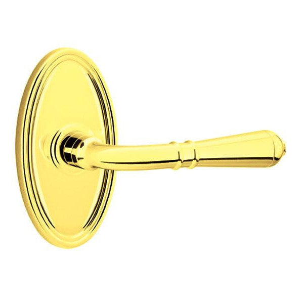 EMTEK Emtek Solid Brass Turino Lever With Oval Rosette (Many Finishes Available)