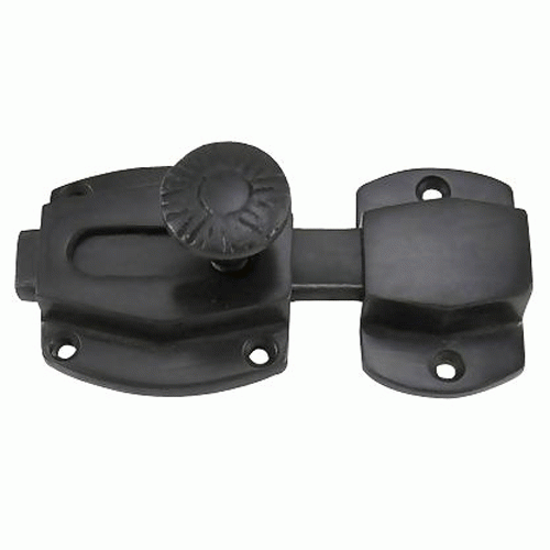 COPPER MOUNTAIN HARDWARE 1 1/2 Inch Plain Cabinet Latch (Oil Rubbed Bronze Finish)