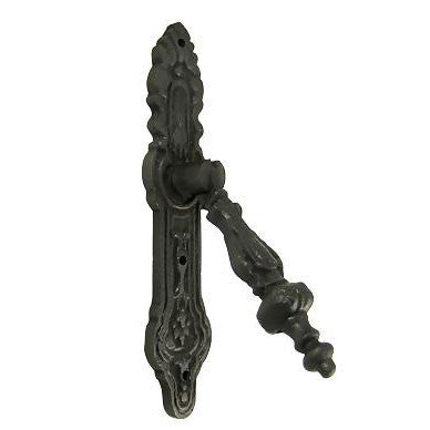 COPPER MOUNTAIN HARDWARE 4 Inch Solid Brass Baroque/Rococo Drop Pull (Oil Rubbed Bronze Finish)