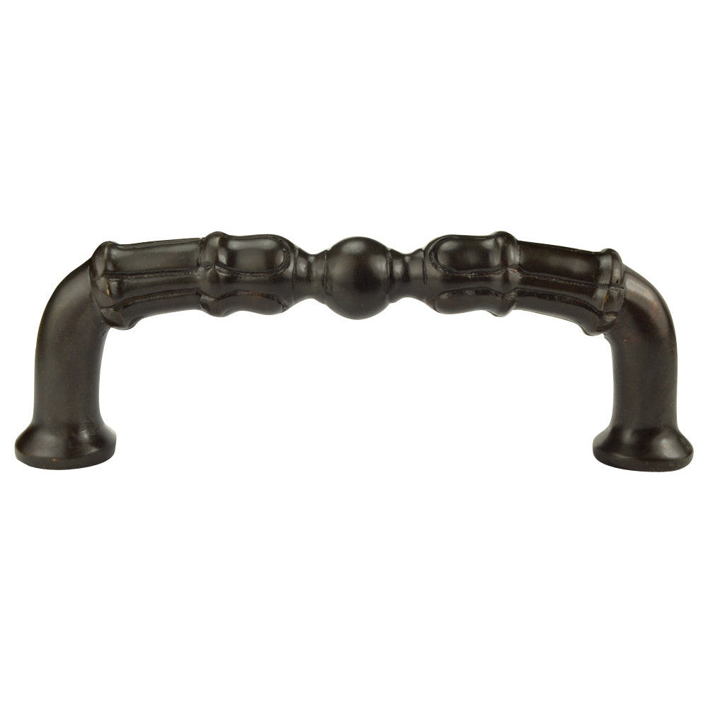 COPPER MOUNTAIN HARDWARE 5 Inch Overall (4 3/8 c-c) Solid Brass Pull (Oil Rubbed Bronze Finish)