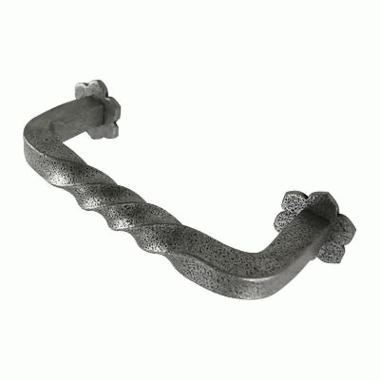 EMTEK San Carlos Style Iron Drawer Pull (Satin Steel Finish)