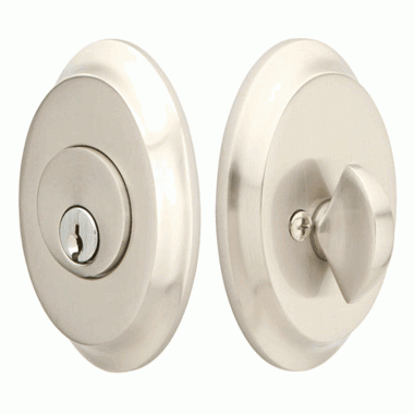 EMTEK Saratoga Style Oval Single Cylinder Deadbolt