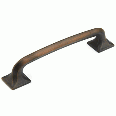 SCHAUB 6 Inch (5 Inch c-c) Northport Pull (Ancient Bronze Finish) - Several Sizes Available