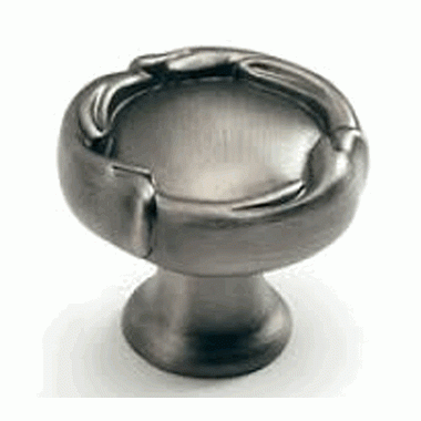 SCHAUB 1 5/16 Inch French Farm Knob (Antique Nickel Finish)