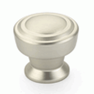 1 1/4 Inch Menlo Park Classic Round Knob (Satin Nickel Finish) SCHAUB