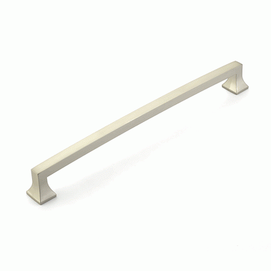 SCHAUB 16 1/8 Inch (15 Inch c-c) Menlo Park Appliance Pull Satin Nickel