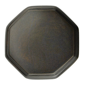 COPPER MOUNTAIN HARDWARE 1 5/8 Inch Solid Brass Octagonal Cabinet Knob Oil Rubbed Bronze Finish