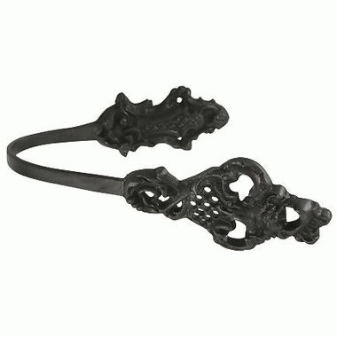 Solid Brass Curtain Tie Back Baroque Style (Oil Rubbed Bronze Finish) Copper Mountain Hardware