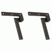 3 7/8 x 5/8 x 1 5/8 Inch Solid Brass Pivot Hinge (Oil Rubbed Bronze Finish) DELTANA