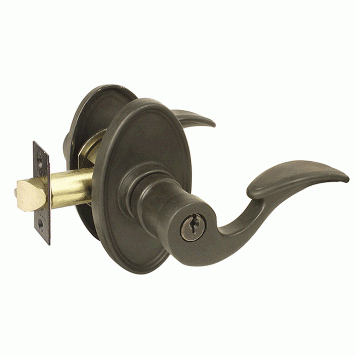 EMTEK Emtek Solid Brass Siena Key In Door Lever with #13 Rosette