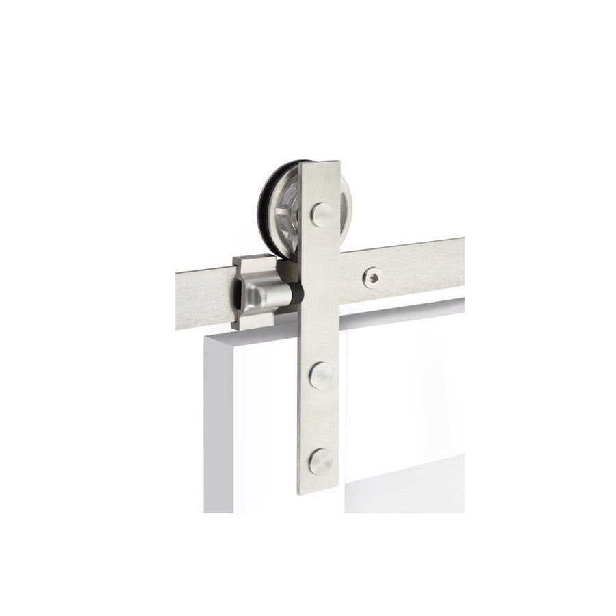 EMTEK Modern Rectangular Face Mount Barn Door Hanger (Several Finishes Available)