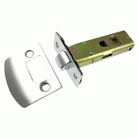 Copper Mountain Hardware Tubular Style Latch Mechanism in Polished Chrome