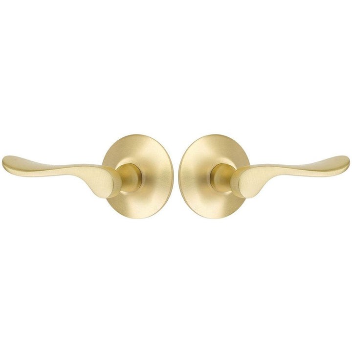 EMTEK Emtek Solid Brass Luzern Lever With Modern Rosette (Several Finishes)