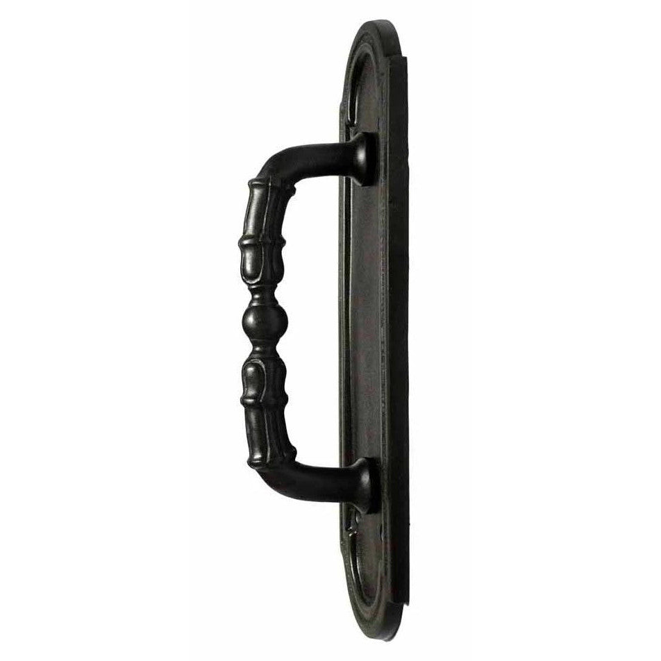 COPPER MOUNTAIN HARDWARE 8 3/8 Inch Solid Brass Arched Style Pull Plate (Oil Rubbed Bronze Finish)