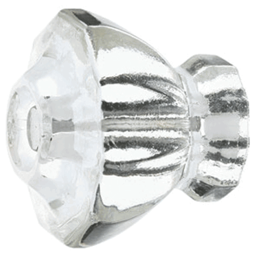 1 1/2 Inch Crystal Astoria Knob (Clear Finish)