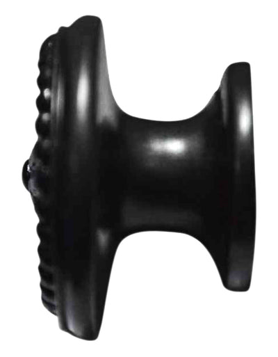 1 1/2 Inch Solid Brass Beaded Cabinet Knob (Oil Rubbed Bronze Finish)