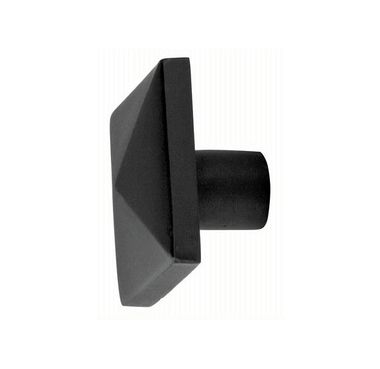 1 1/4 Inch Art Nouveau Diamond Knob (Flat Black Finish)