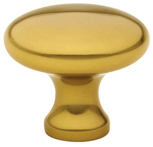 1 1/4 Inch Solid Brass Providence Cabinet Knob (Antique Brass Finish)
