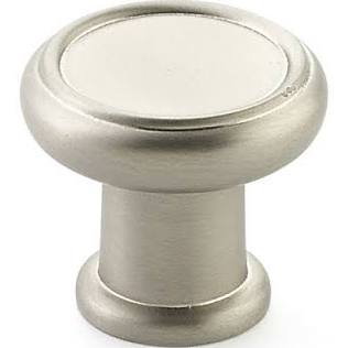 1 1/4 Inch Steamworks Cabinet Knob (Brushed Nickel Finish) SCHAUB