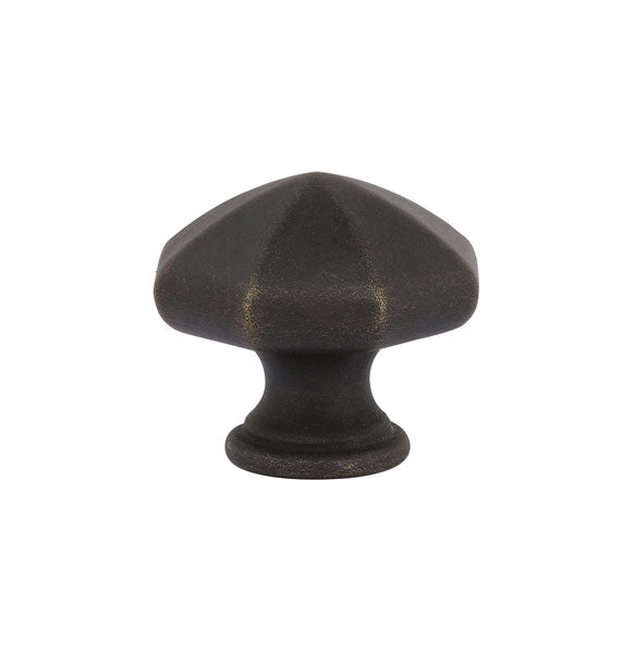 1 1/4 Inch Tuscany Bronze Octagon Knob (Medium Bronze)